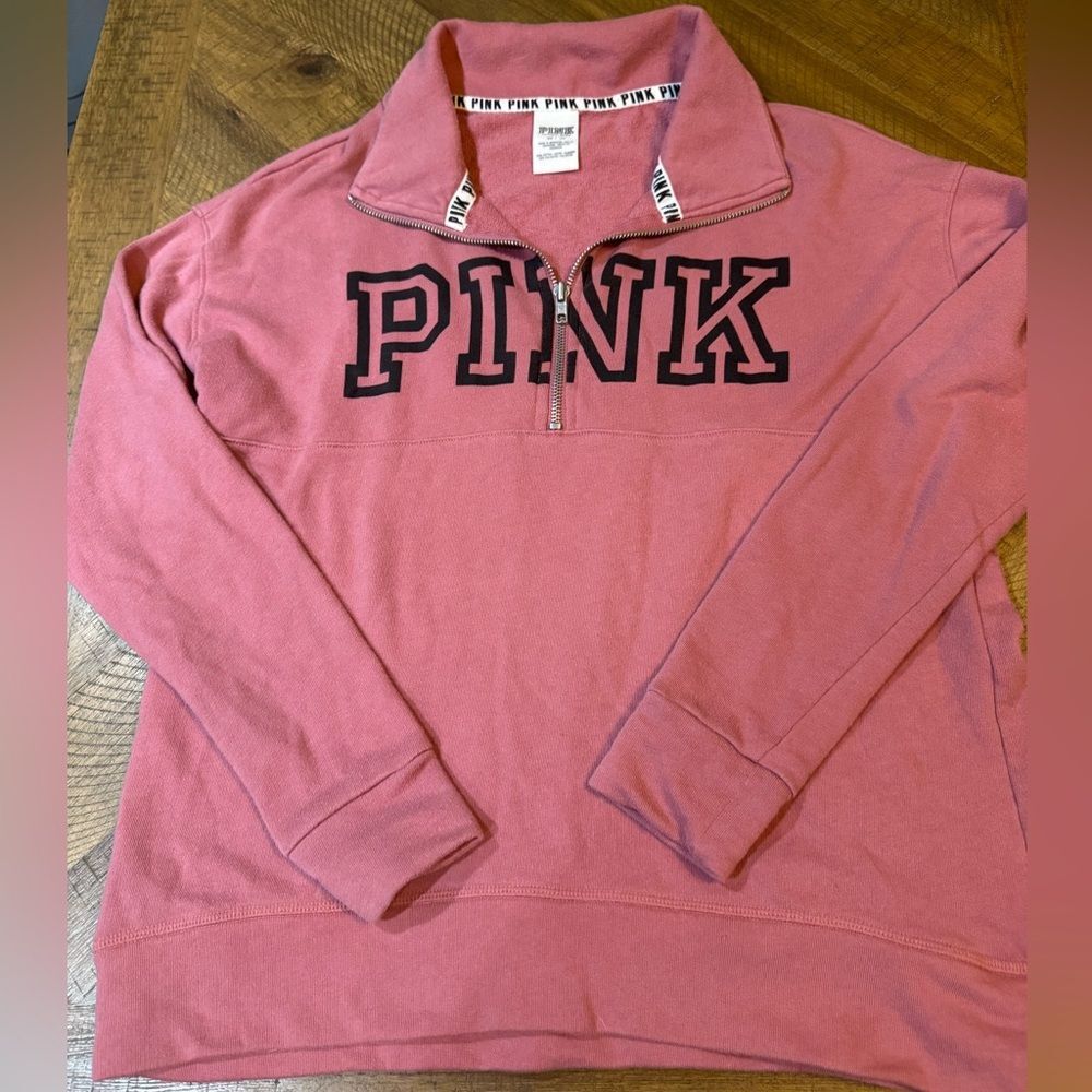 VS PINK Quarter Zip Sweatshirt